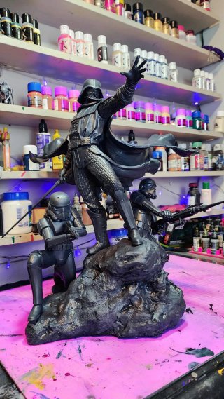 Darth Vader Star Wars Figura Pintada 20cm