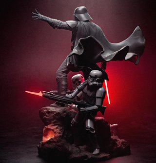 Darth Vader Star Wars Figura Pintada 20cm