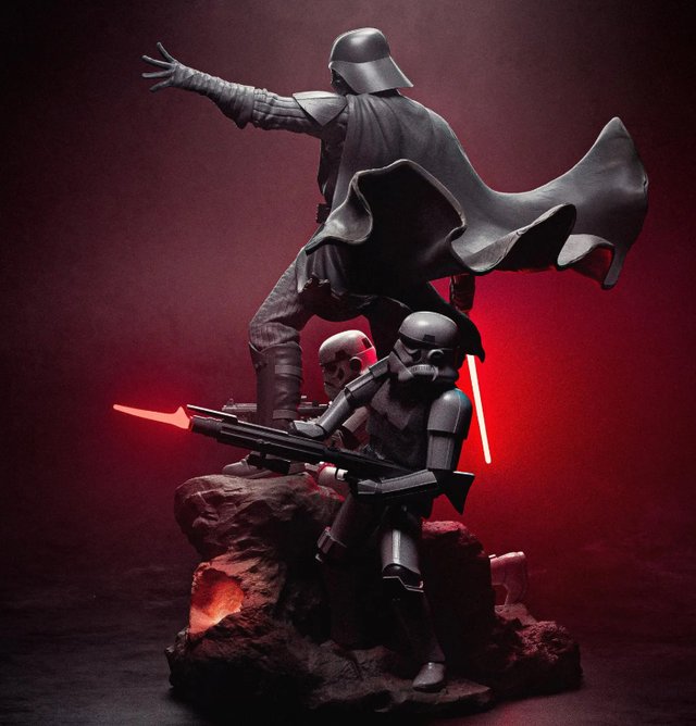 Darth Vader Star Wars Figura Pintada 20cm