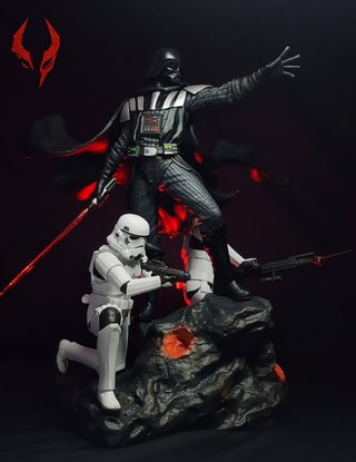 Figura Darth Vader Star Wars 20cm Resina