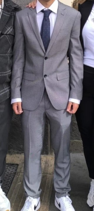 Traje Corte Inglés Gris Talla M (38-40)