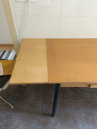 Mesa de cocina madera extensible.