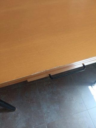 Mesa de cocina madera extensible.