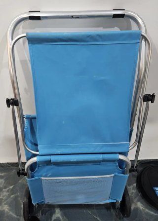 Hamaca de Playa Plegable Azul