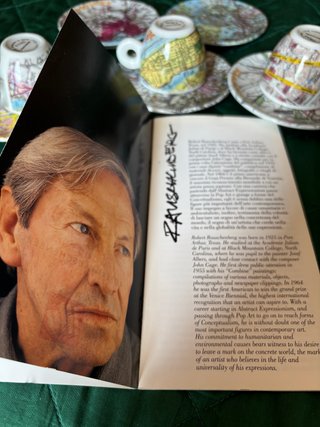 illy Art Collection 1998 Tazze Rauschenberg