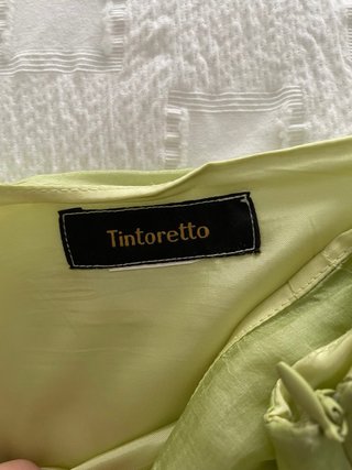 Vestido de fiesta Tintoretto verde