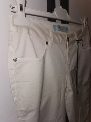 Pantaloni Siviglia donna beige tg 26 cartellino