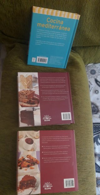libros COCINA mediterránea PASTELES Y CHOCOLATE