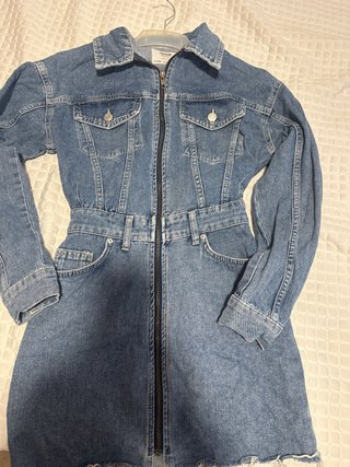 Vestido vaquero con cremallera