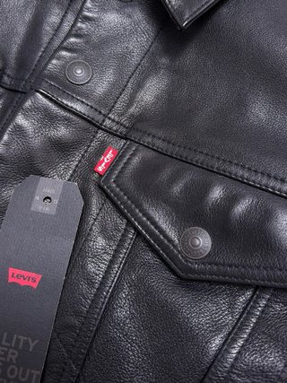 Levi's Cazadora Cuero Búfalo Trucker Talla M