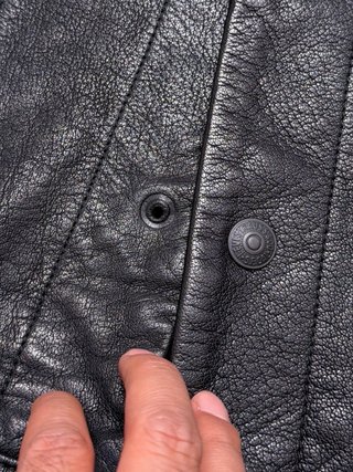 Levi's Cazadora Cuero Búfalo Trucker Talla M