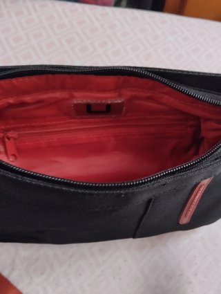 Bolso Adolfo Domínguez Negro y Rojo