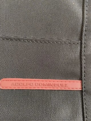 Bolso Adolfo Domínguez Negro y Rojo