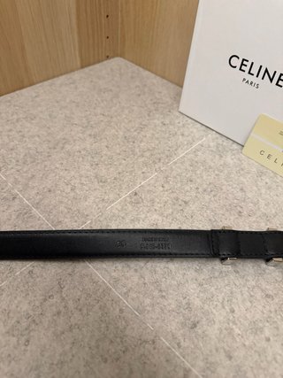 Cinturone Celine Triomphe S-NE-4179 Nero 95cm