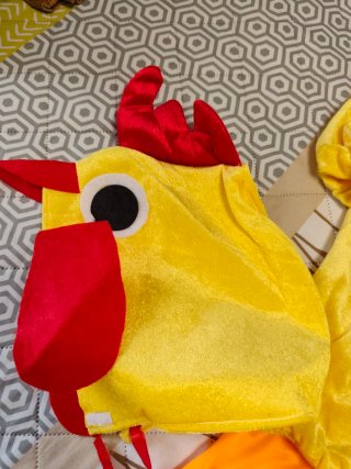 Disfraz Pollito Infantil,para niños de 5 a 6 años
