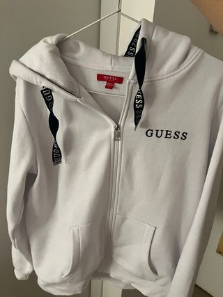 Sudadera Guess Blanca Mujer Talla S