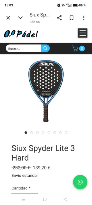 Paletero Siux Spyder Lite 3 12K Hard