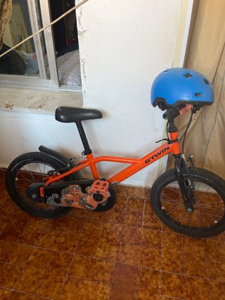 Bicicleta infantil B-TWIN naranja