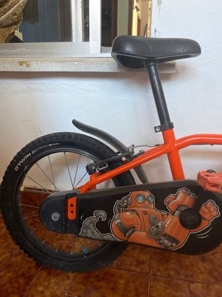 Bicicleta infantil B-TWIN naranja