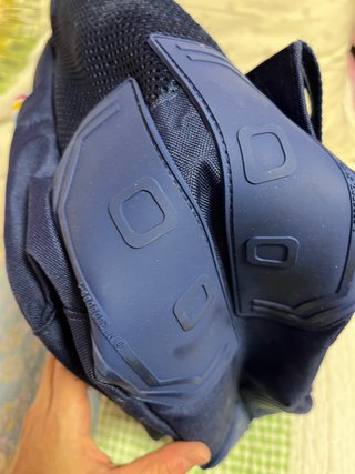 Mochila Benetton Azul Corazones