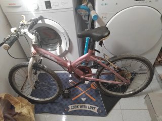 Bicicleta infantil rosa