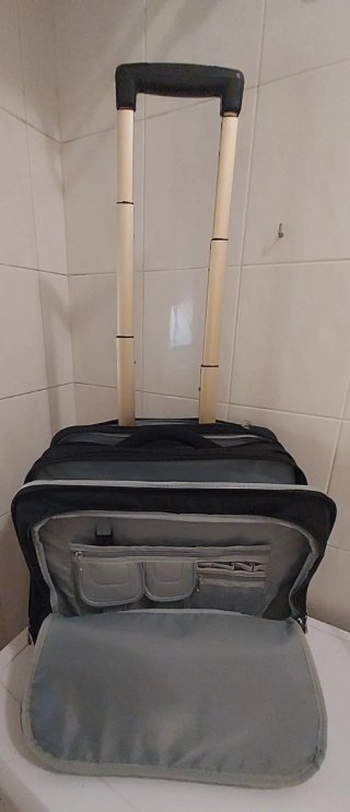 Trolley Pilotina da trasporto nera