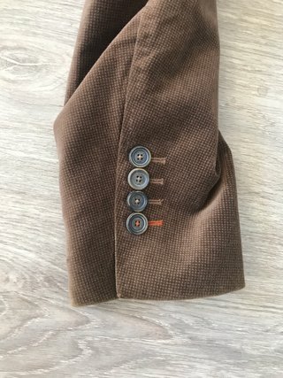 Fantástica americana tailored marrón Massimo Dutti