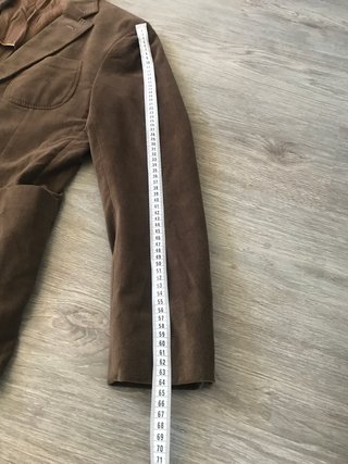 Fantástica americana tailored marrón Massimo Dutti