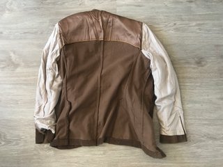 Fantástica americana tailored marrón Massimo Dutti