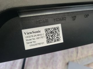 Monitor ViewSonic Negro/Plateado