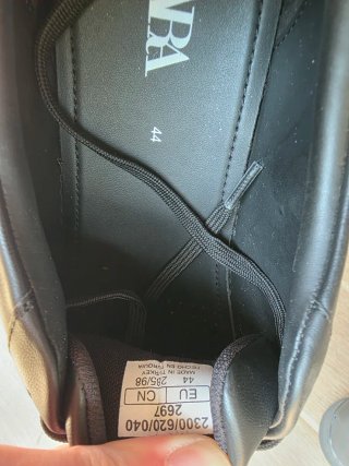 Scarpe uomo Zara nere nuove tg 44