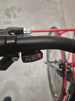 Bicicleta Adricatica Tiger Negra/Roja