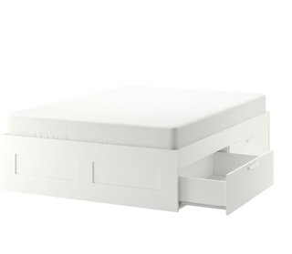 Cama Brimnes 160x200 con cajones y laminas Lönset