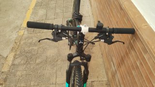 Bicicleta Infantil Btwin Negra y Azul