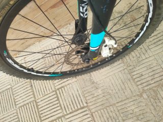 Bicicleta Infantil Btwin Negra y Azul