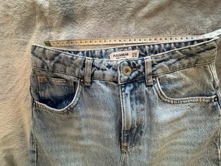 Falda larga vaquera  Pull & Bear