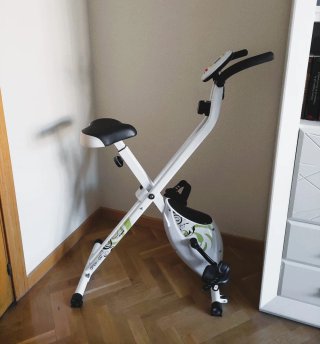 Bicicleta Estática BH Tecnovita Open&Go Plegable