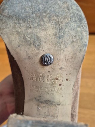 Botines ante marrones talla 38