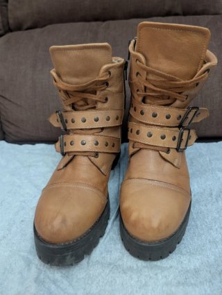 Botines de piel mujer