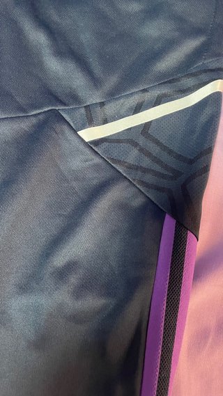 Pantalón Real Madrid Adidas Negro Morado