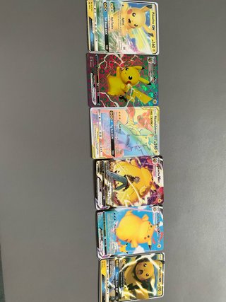 Lote Cartas Pokémon Pikachu GX V VMAX