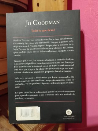 Libro "Todo lo que deseé" de Jo Goodman