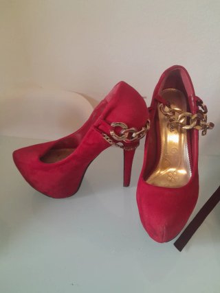 Lotto scarpe con tacco donna