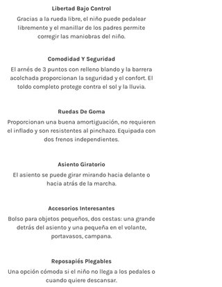 Triciclo infantil