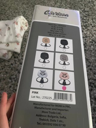 Hamaca eléctrica para bebés Clarissa