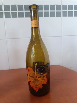 Lote 4 Bottiglie Vino Vuote Decorate