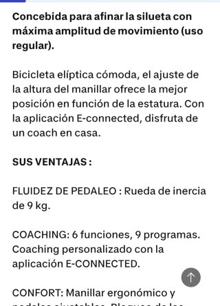 Bicicleta Elíptica Casi Sin Uso