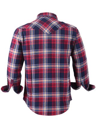Camisa de franela a cuadros hombre