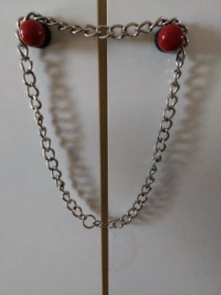 Collana catena argento