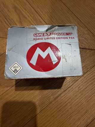 Game Boy Advance SP Mario Limited Edition Pak